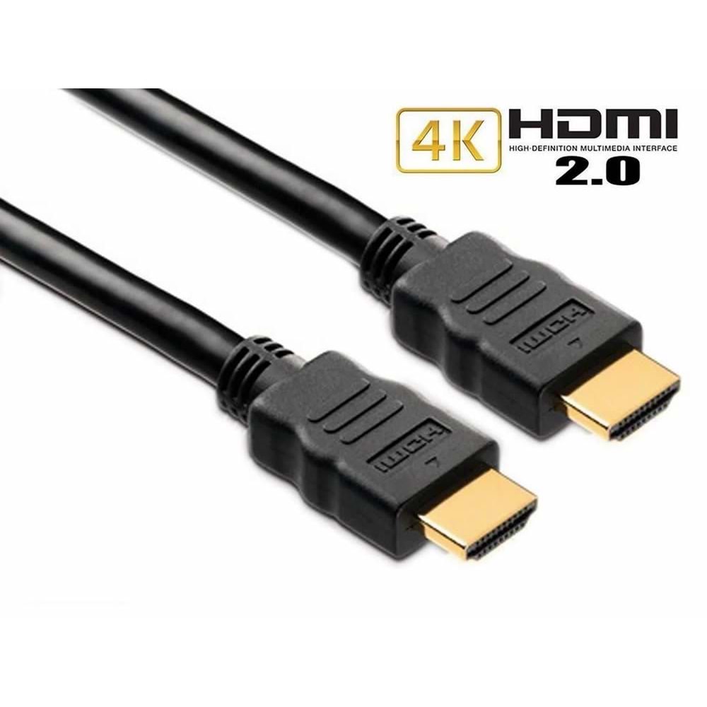 10 Metre HDMI 3D + 4K UHD Erkek / Erkek Altın Uç Kablo