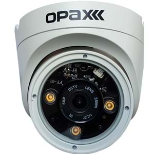 OPAX-2005 5MP IP H.265+ 3 WARM LIGHT FULL COLOR P2P 3.6MM METAL DOME KAMERA