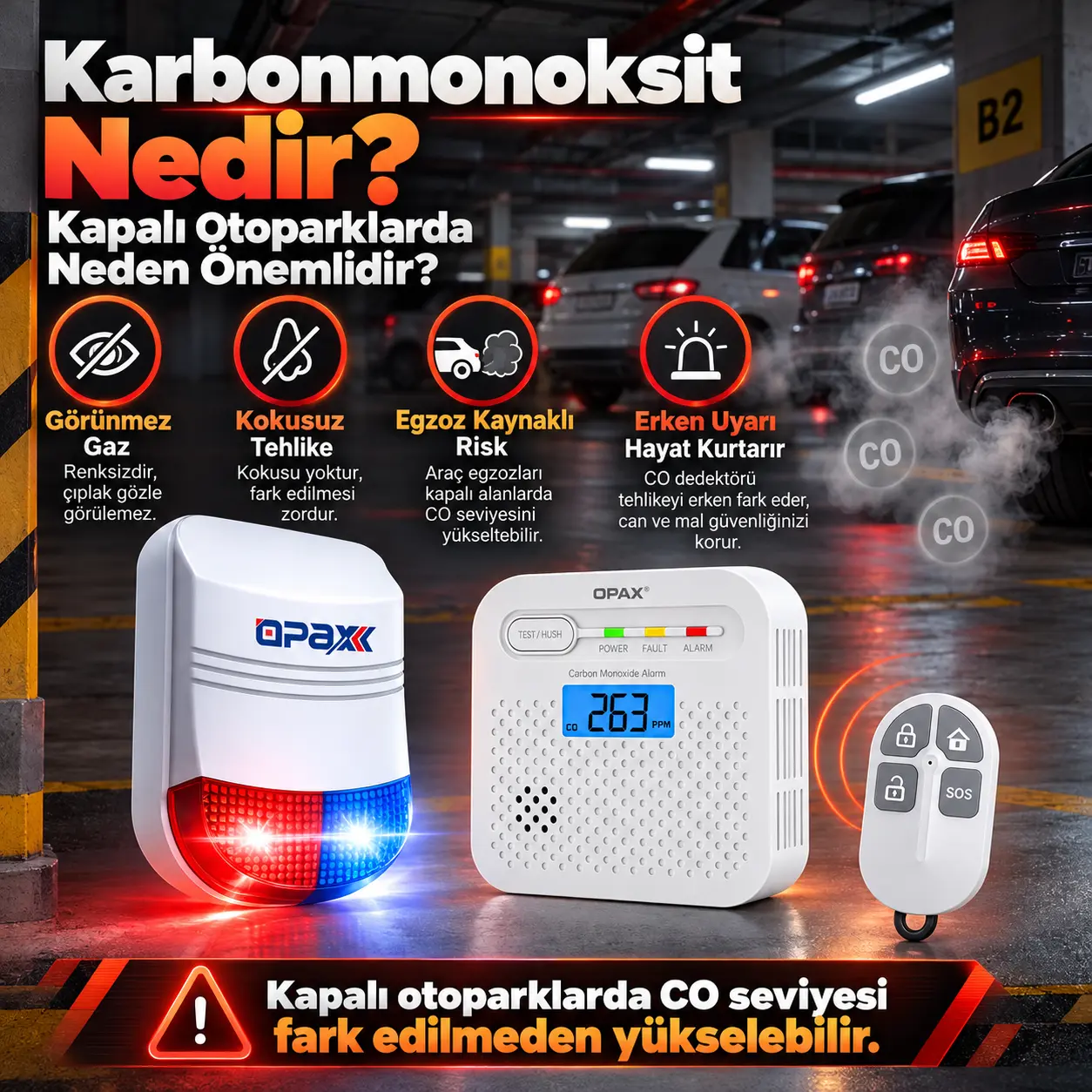 Karbonmonoksit gazı nedir, neden fark edilmesi güçtür?