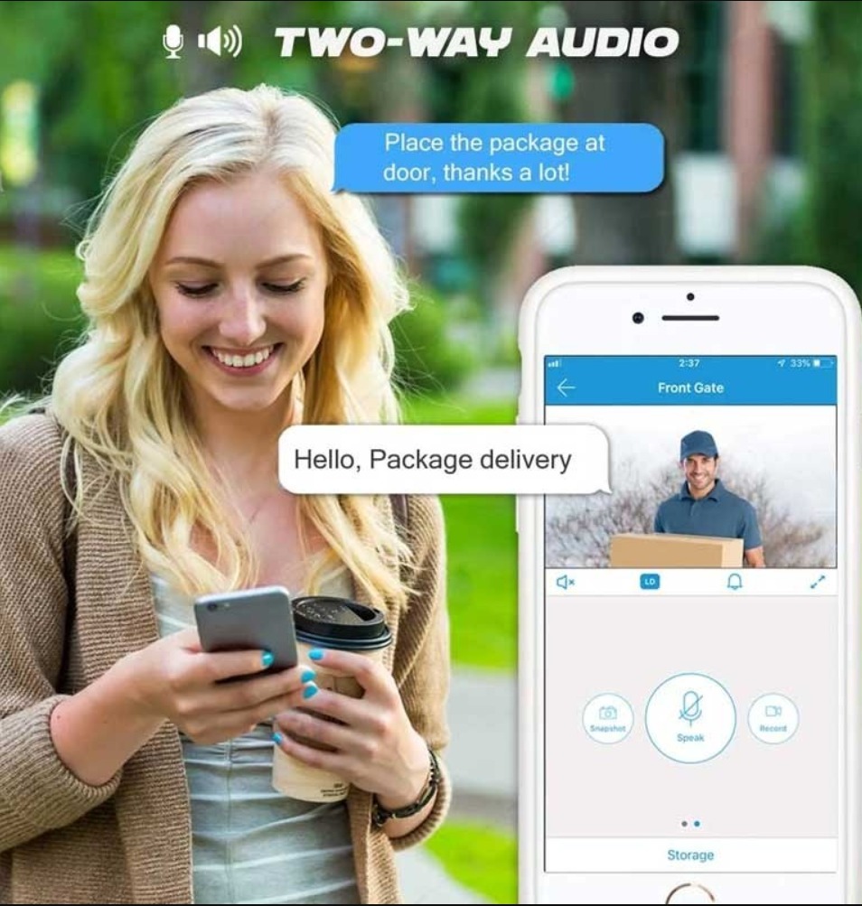 OPAX-60120 projektörlü WiFi kamera görsel 5