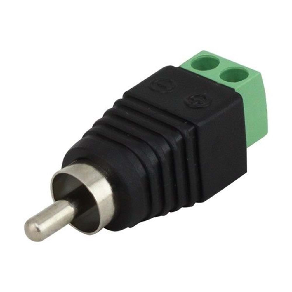 UTP POWER PLUG SOKETSİZ / RCA ERKEK AV