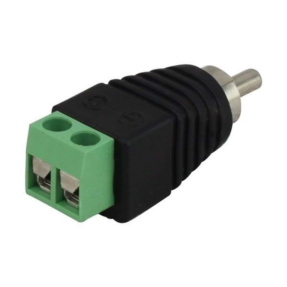 UTP POWER PLUG SOKETSİZ / RCA ERKEK AV