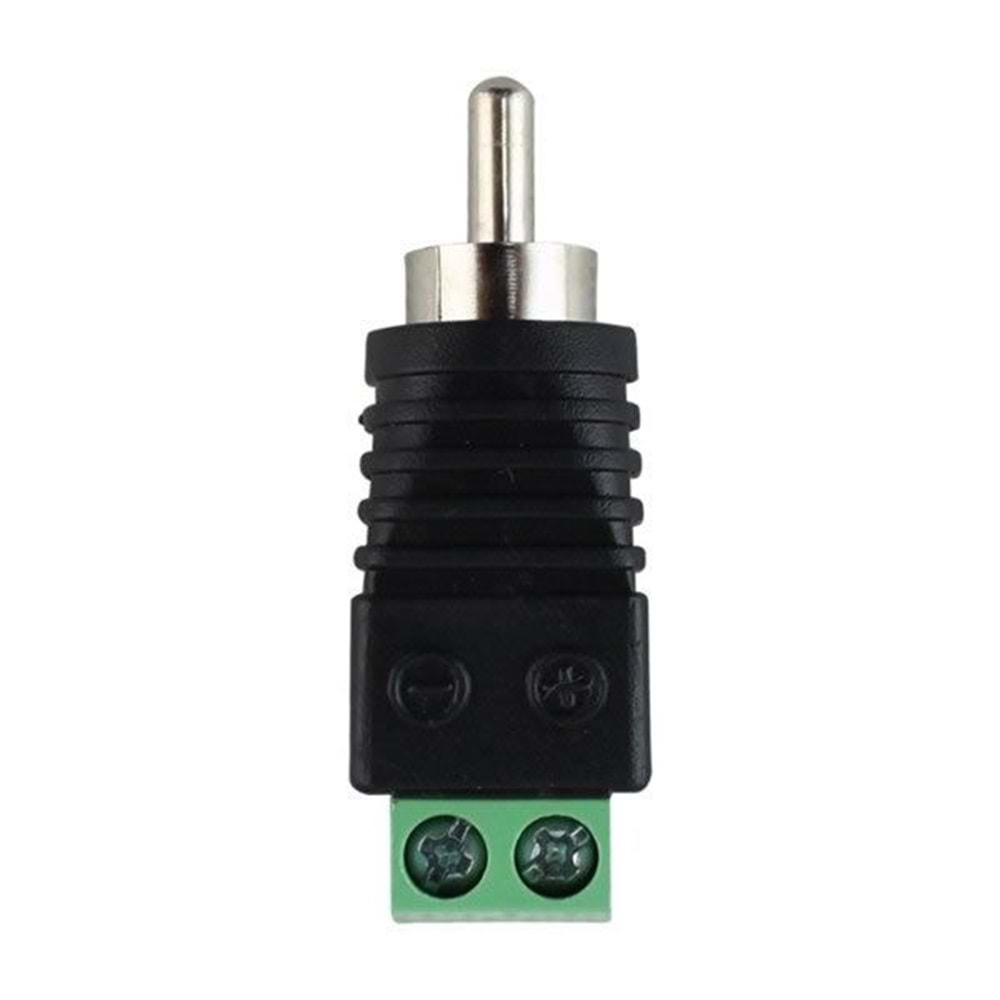 UTP POWER PLUG SOKETSİZ / RCA ERKEK AV