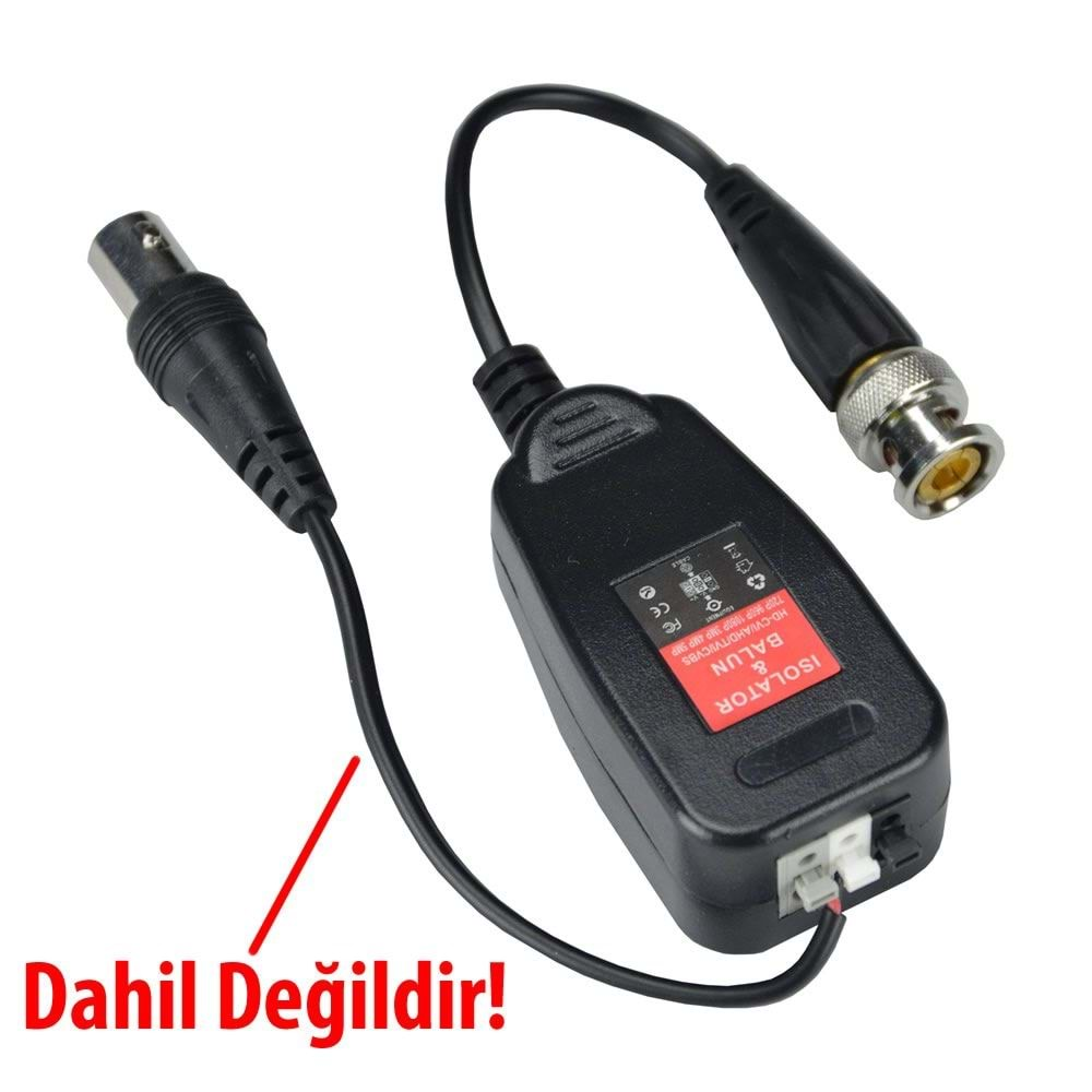 5MP TEKLİ VİDEO İZOLATÖR & VIDEO BALUN KIRMIZI ETİKET