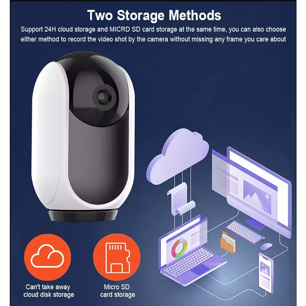 OPAX-3060 2MP IP WIFI PT CAMERA 1080P TWO-WAY AUDIO