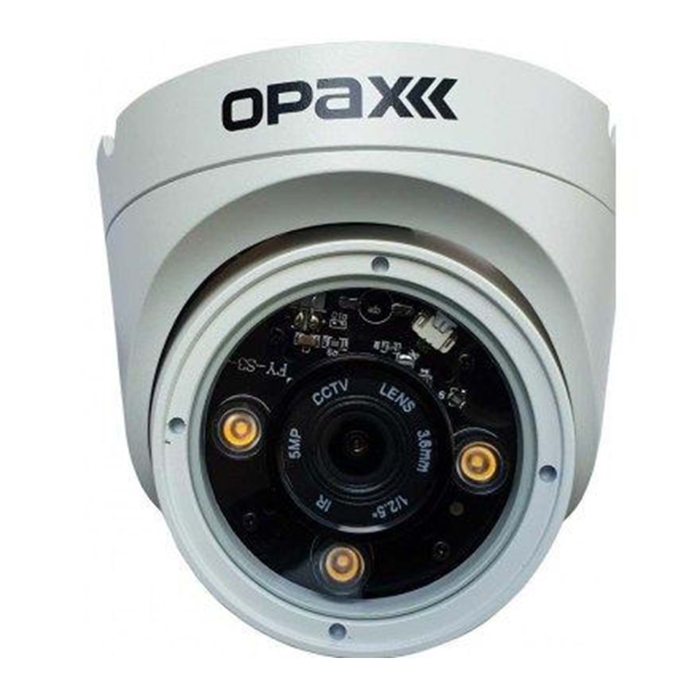 OPAX-2230W 5MP IP SESLİ H.265+ 3WARM LIGHT FULL COLOR P2P 3.6MM METALDOME
