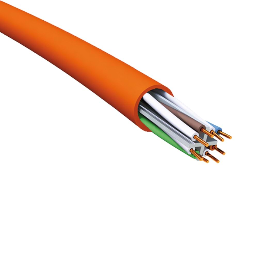 NEXANS 305 METRE HALOJEN FREE CAT 6 UTP 23 AWG KABLO LSZH (HF) DATA KABLOSU(0,58MM)