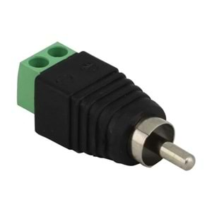 UTP POWER PLUG SOKETSİZ / RCA ERKEK AV