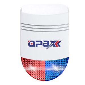 OPAX-2545LAN+BGR+10+AKÜ NETWORKLÜ ALARM PANELİ &BGR-10 KABLOLU SİRENLİ FULLSET (1 YIL AHM ÜCRETSİZ)