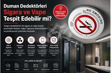 Duman Dedektörleri Sigara Dumanı ve Vape Tespit Edebilir mi?